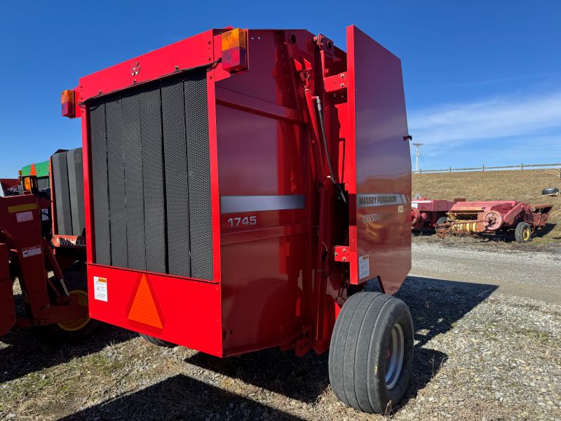 2009 Massey Ferguson 1745 round baler at Baker and Sons Equipment in Ohio