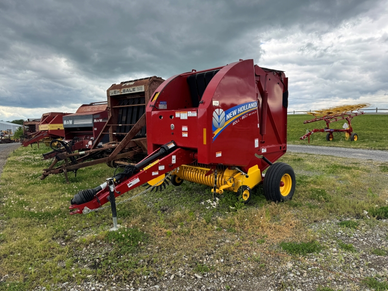 2016 New Holland RB450U round baler at Baker & Sons Equipment in Ohio