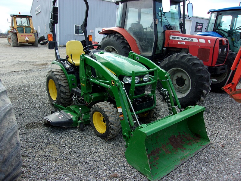 used John Deere 2025R tractor at Baker & Sons Equipment in Ohio