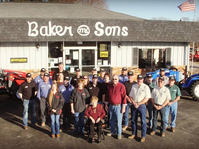 Baker & Sons team and storefront