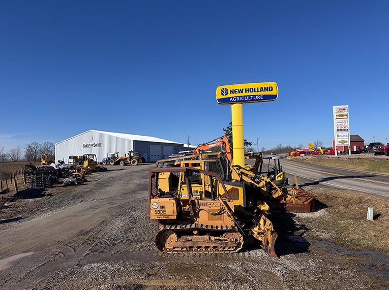 Used construction equipment at Bakers and Sons