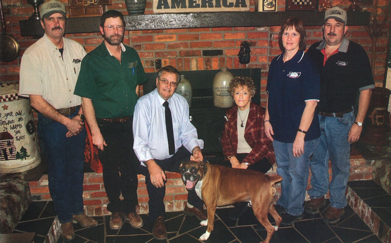 John and Lois Baker and their three children.